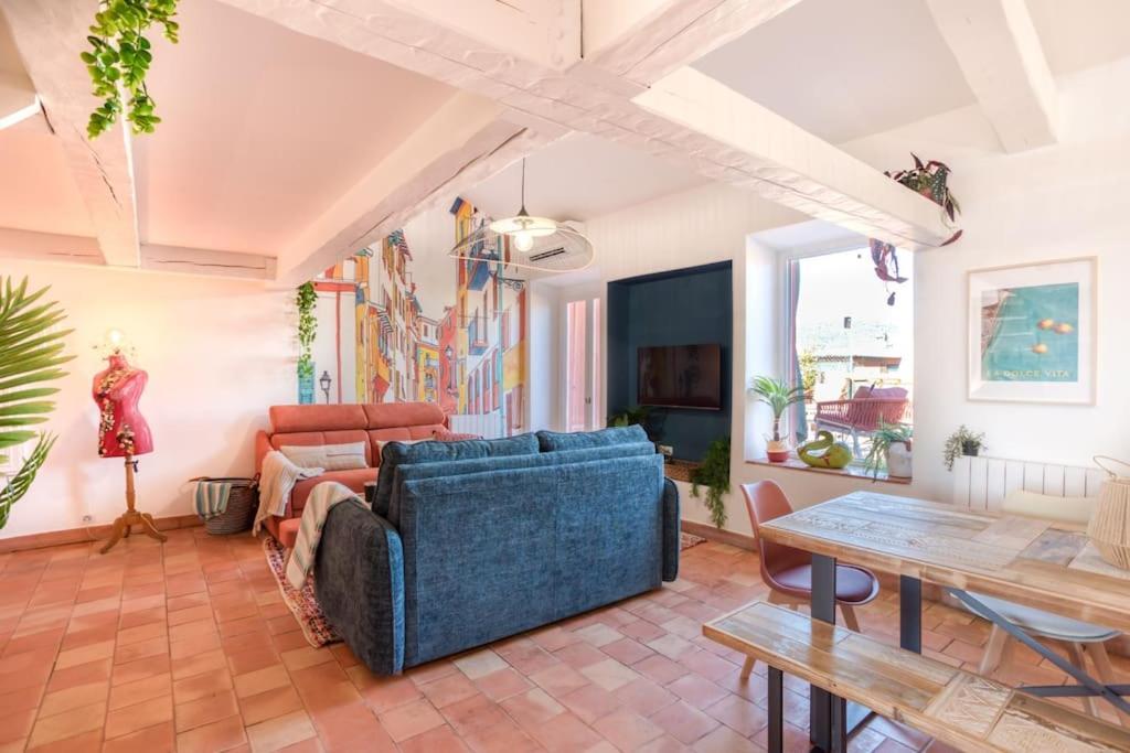 #48 Suite Jean Top Floor Terrace 5Min Walk Sea Ac Nizza Kültér fotó