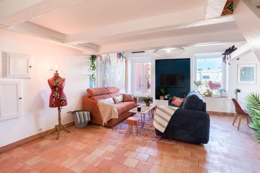 #48 Suite Jean Top Floor Terrace 5Min Walk Sea Ac Nizza Kültér fotó