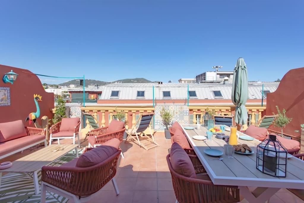 #48 Suite Jean Top Floor Terrace 5Min Walk Sea Ac Nizza Kültér fotó