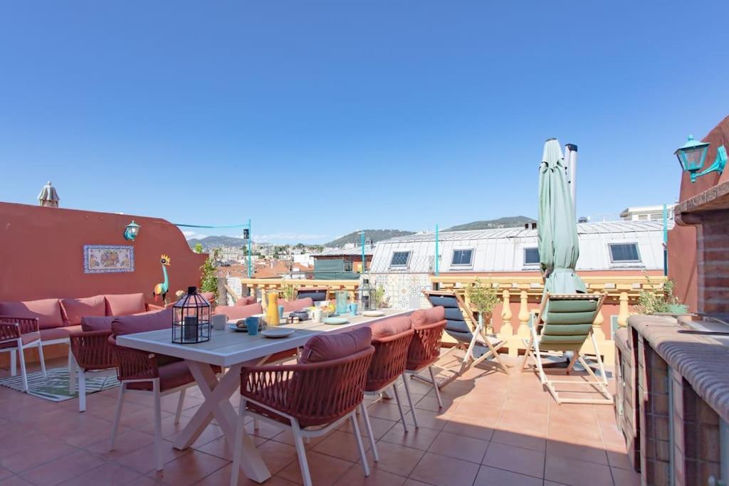 #48 Suite Jean Top Floor Terrace 5Min Walk Sea Ac Nizza Kültér fotó